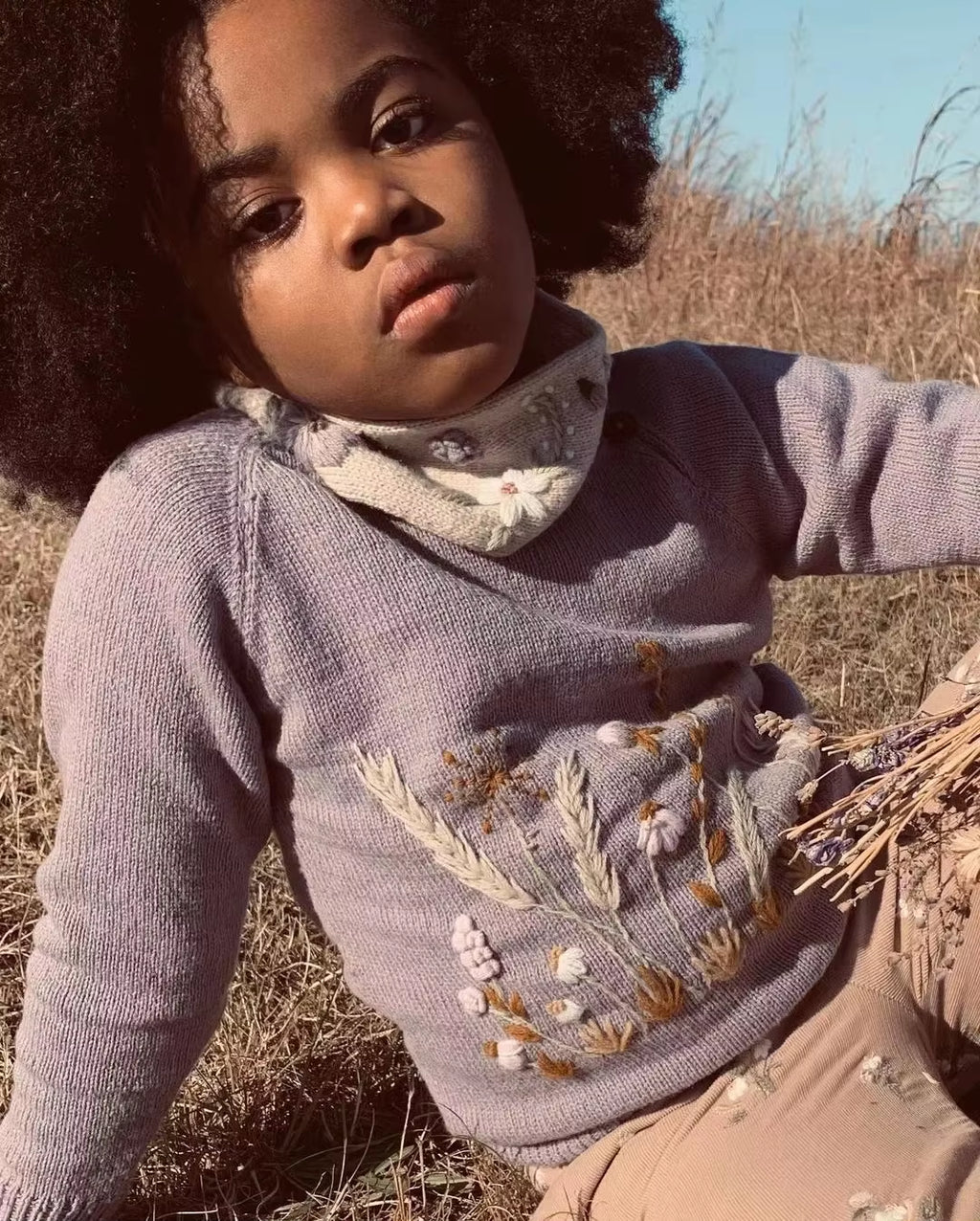 Kids Sweater Shirley Bredal Brand Girls Winter Clothes New Autumn Toddler Cardigan Embroidery Cotton Soft Baby Boys Knit Tops