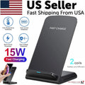 Qi Wireless Fast Charger Charging Pad Stand Dock for Galaxy Phone